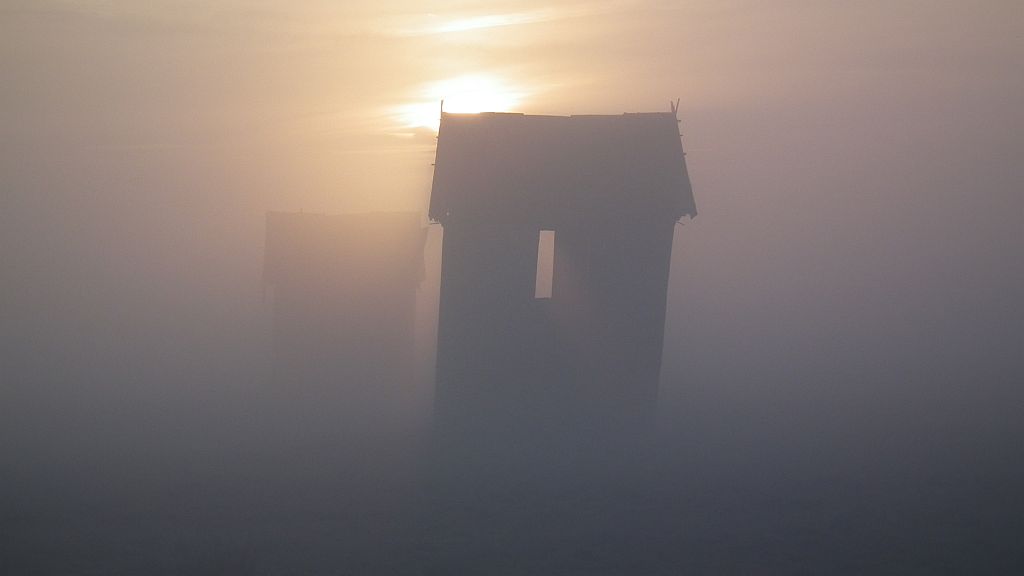 Upiorny poranek nad Siemianówką